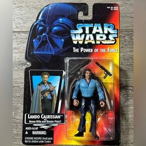 *NEW 1995 STAR WARS The Power Of The Force LANDO CALRISSIAN Action Figure Kenner